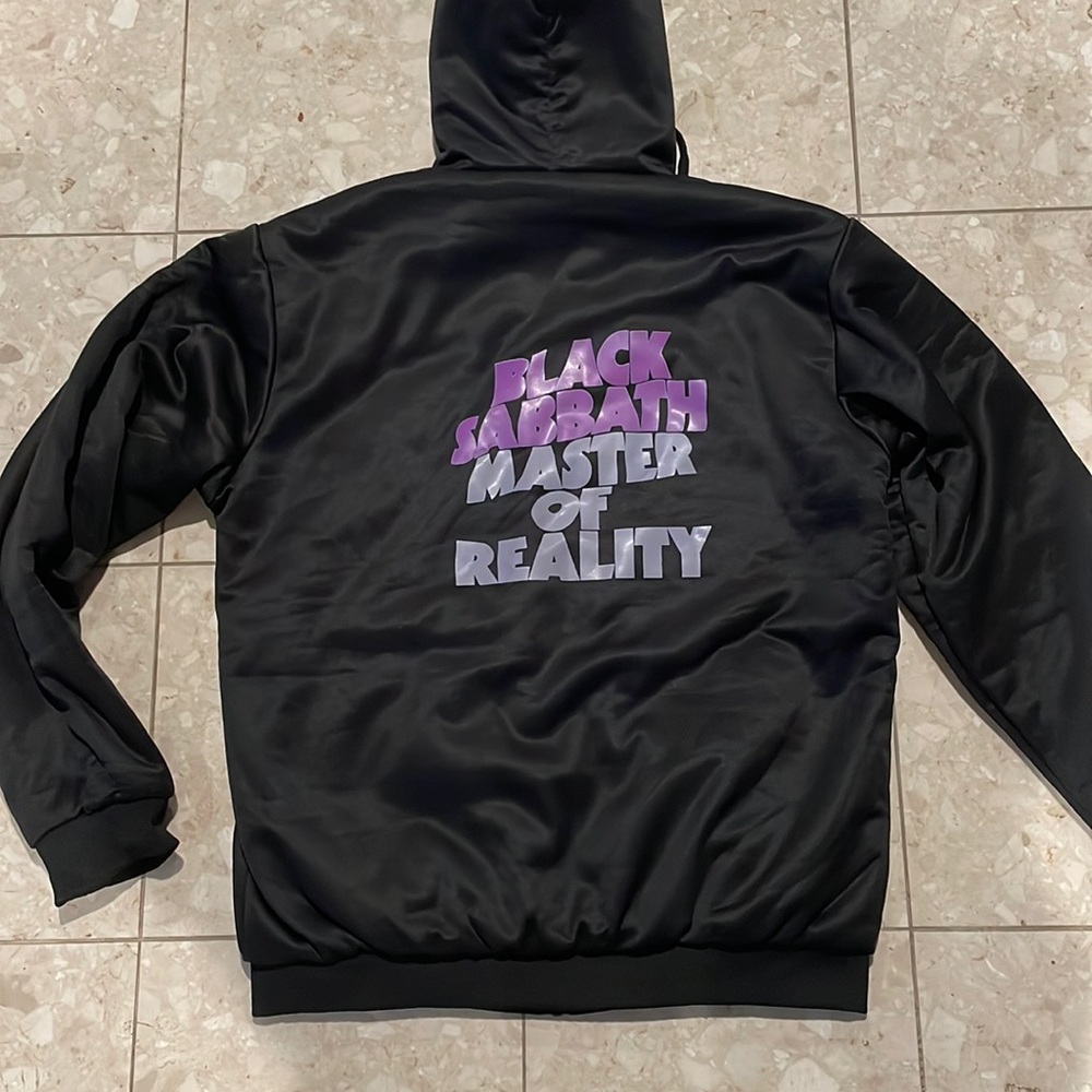 Brand new without tags Black Sabbath zip up hoodie size large